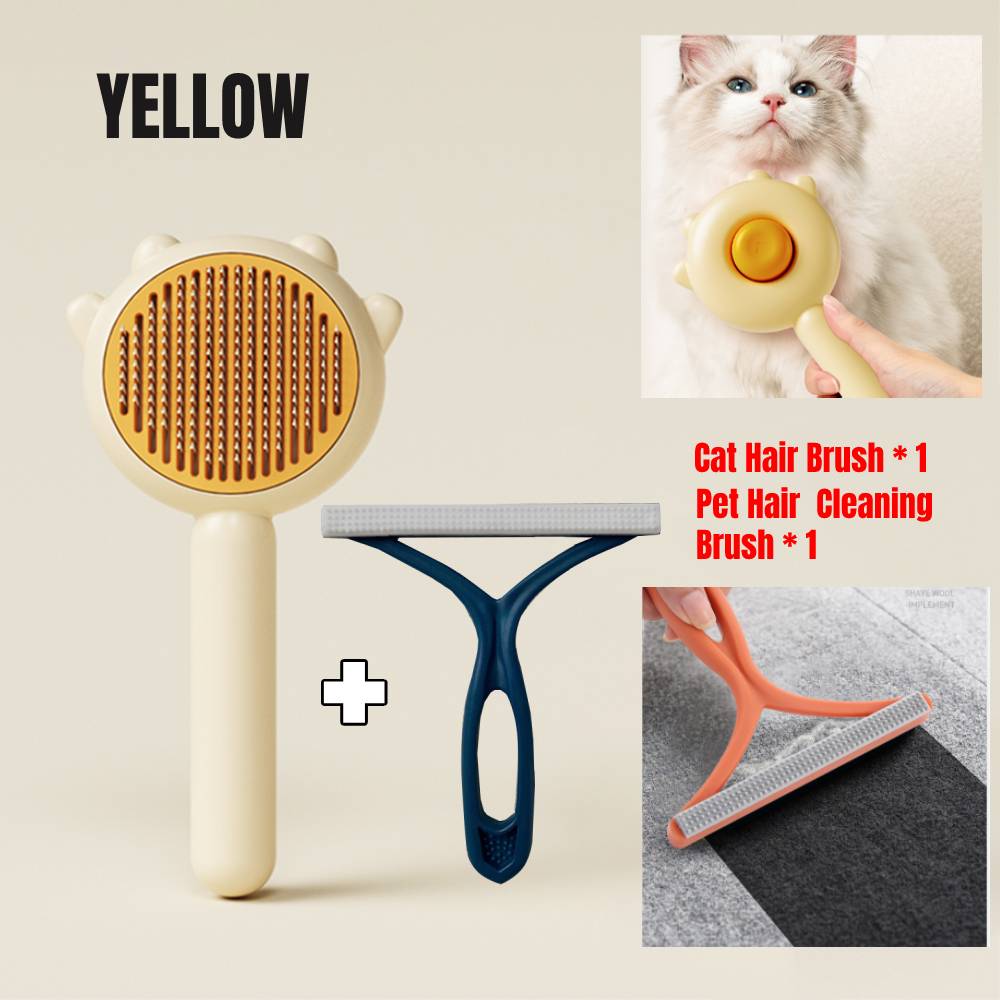 🐱Self Cleaning Dog/Cat Brush!🐶